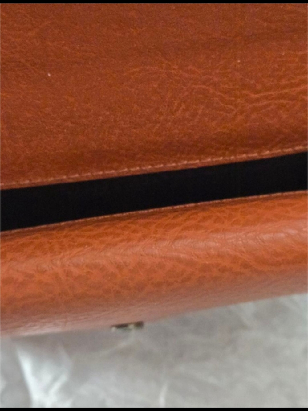 Matt & Nat Women's Tri-fold Envelope Clutch Wallet - Rust Brown/Pumpkin Spice - Picture 6 of 8